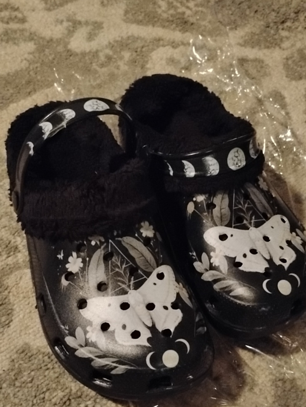 Brand New Dolls Rebel Furlined Croc Style Shoe